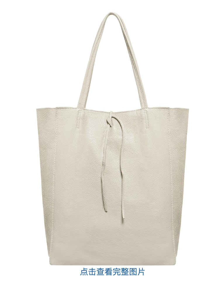 Women's Genuine Leather Italian Tote Bag – Large Crossbody