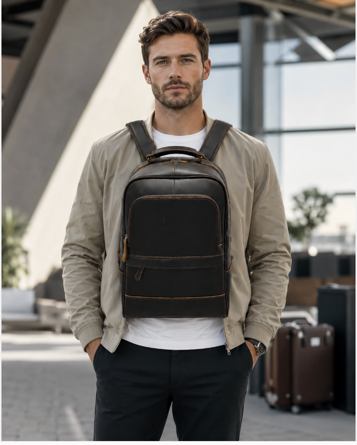 Premium Leather Backpacks, Made for Your Brand OEM / ODM • Custom Design • Factory Direct