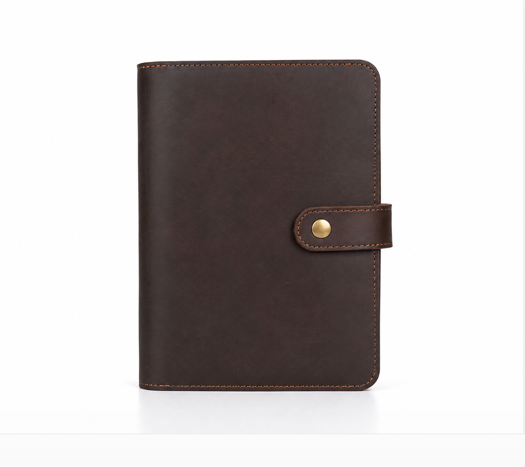 Custom Leather Portfolio Organizer – A5 Notebook & Bible Cover | OEM / ODM Manufacturer