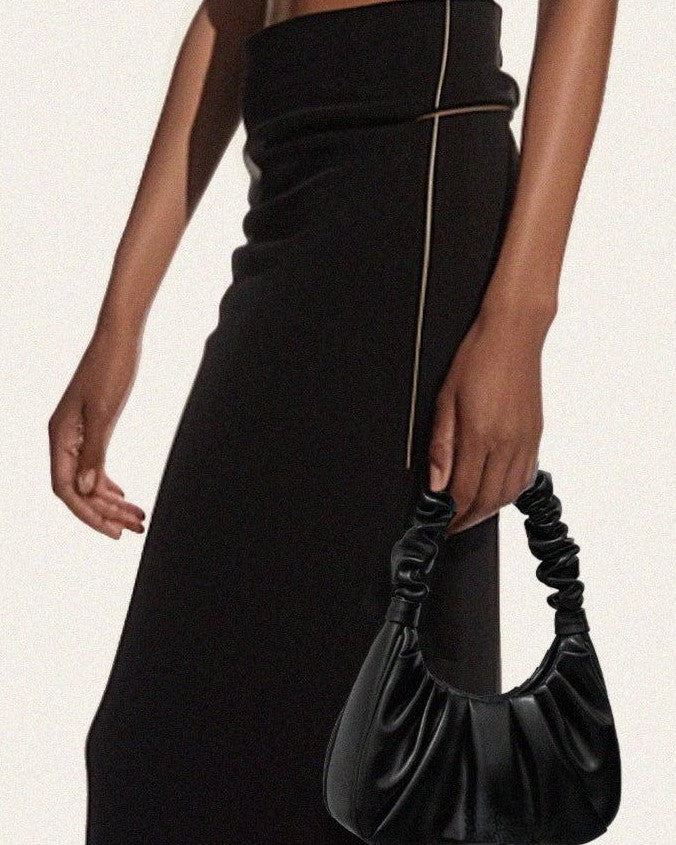 Ruched Leather Hobo Bag for Women | Premium Factory Direct
